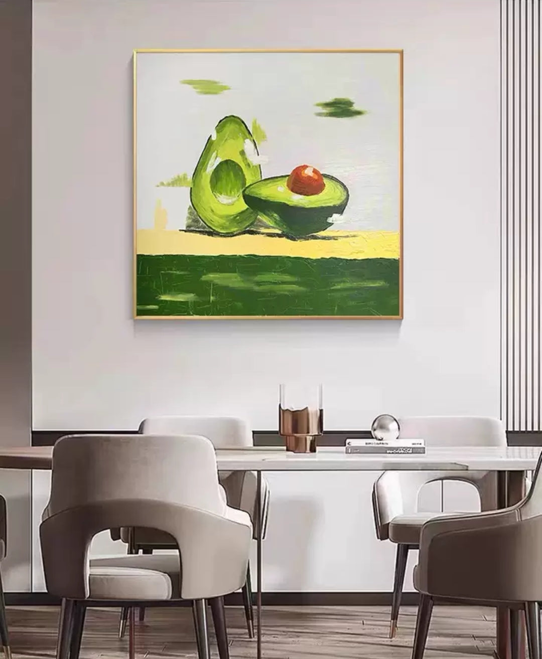 AvOcado Allure Oil Painting