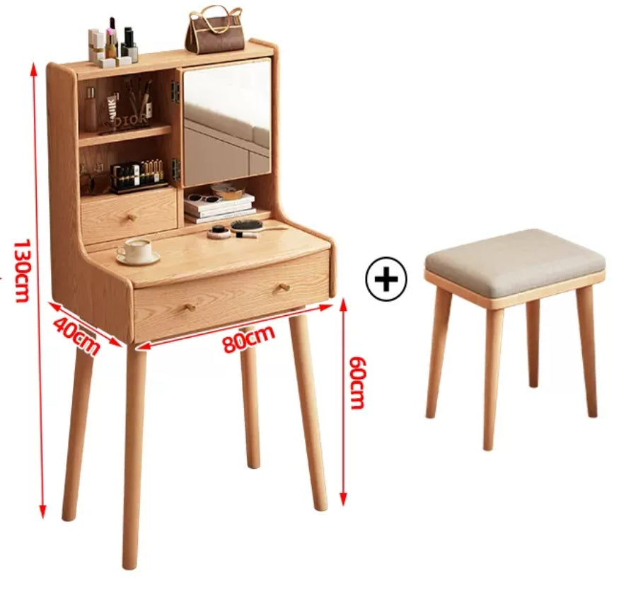 Classic Wooden Dressing Table Set