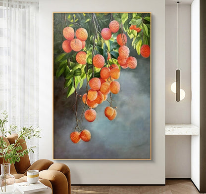 Lychee Lush Oil Painting