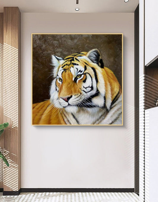 Tiger of the Wild Oil Painting