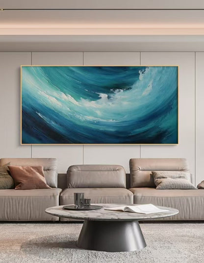 Tidal Rhythm Oil Painting