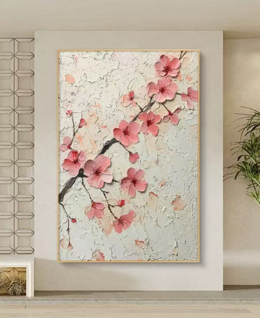 Botanical Blossom Oil Painting