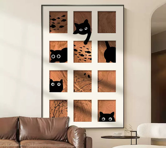 Cutie Cat Art Painting