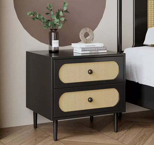 Rattan Grove Bedside Table