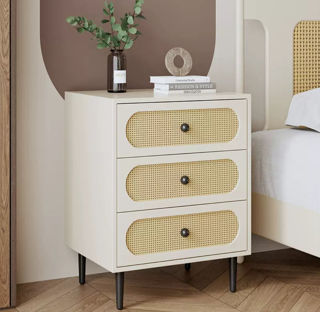 Rattan Grove Bedside Table