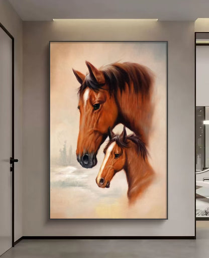 Galloping Harmony Oil Painting