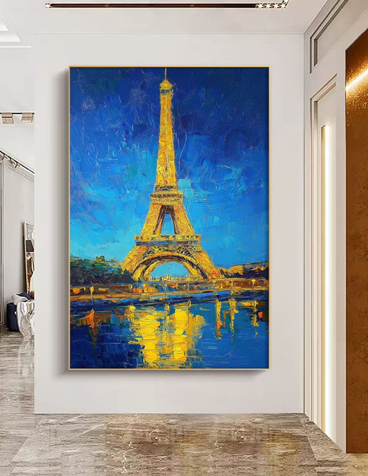 Eiffel Tower Oil Painting