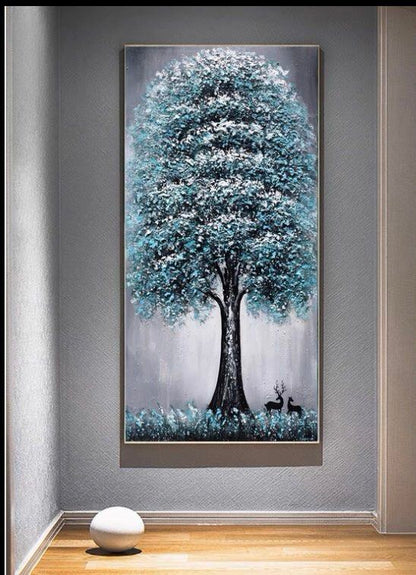 CoSezA Tree Oil Painting