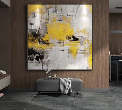 Onlookers Art | Oil Painting | FiesTa Abstract  Oil Painting