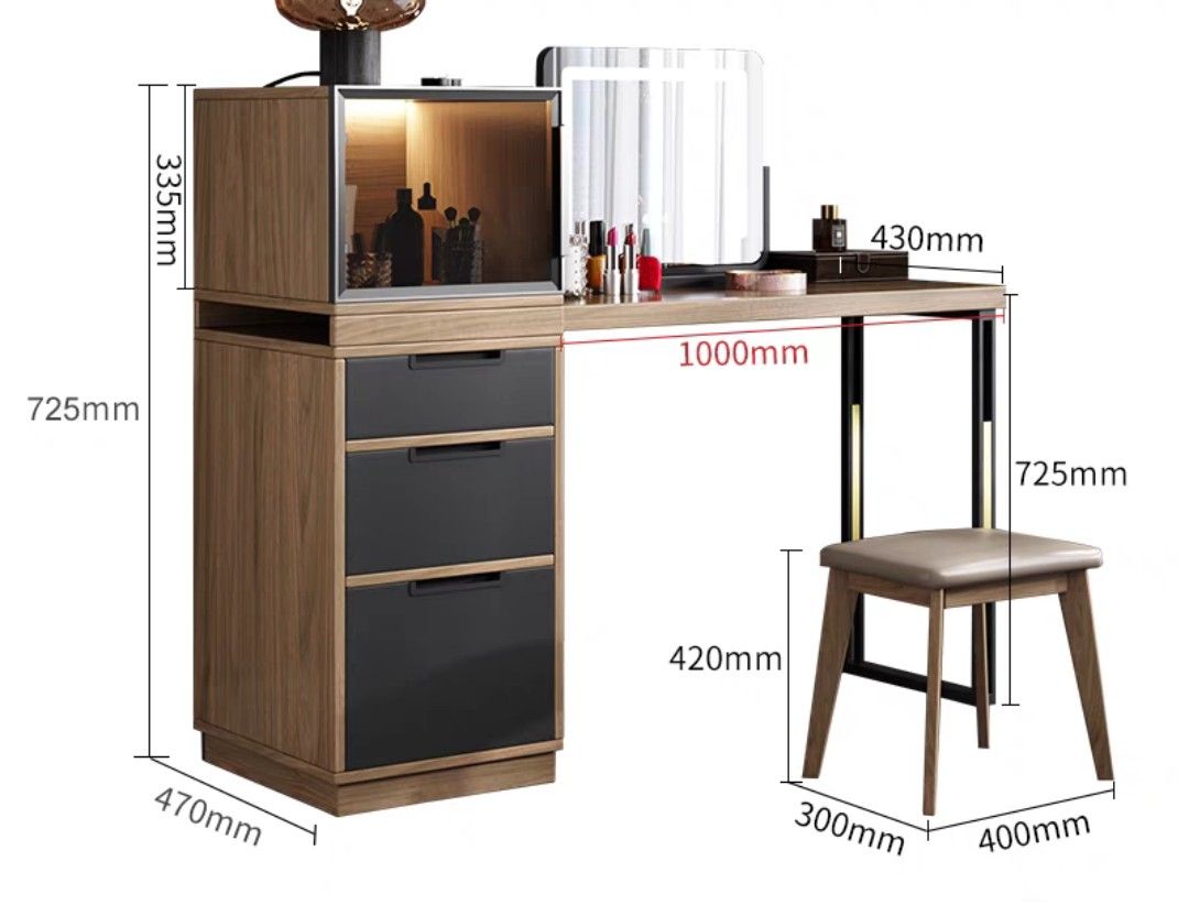 JoeYx Vanity Dressing Table