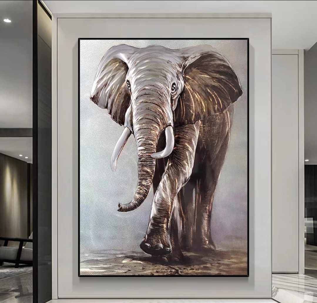 JumBo Ele Oil Painting