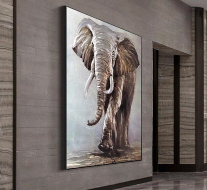 JumBo Ele Oil Painting