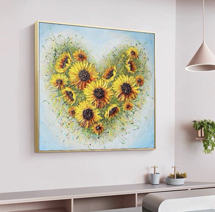 LoVeFlo Sunflower Oil Painting