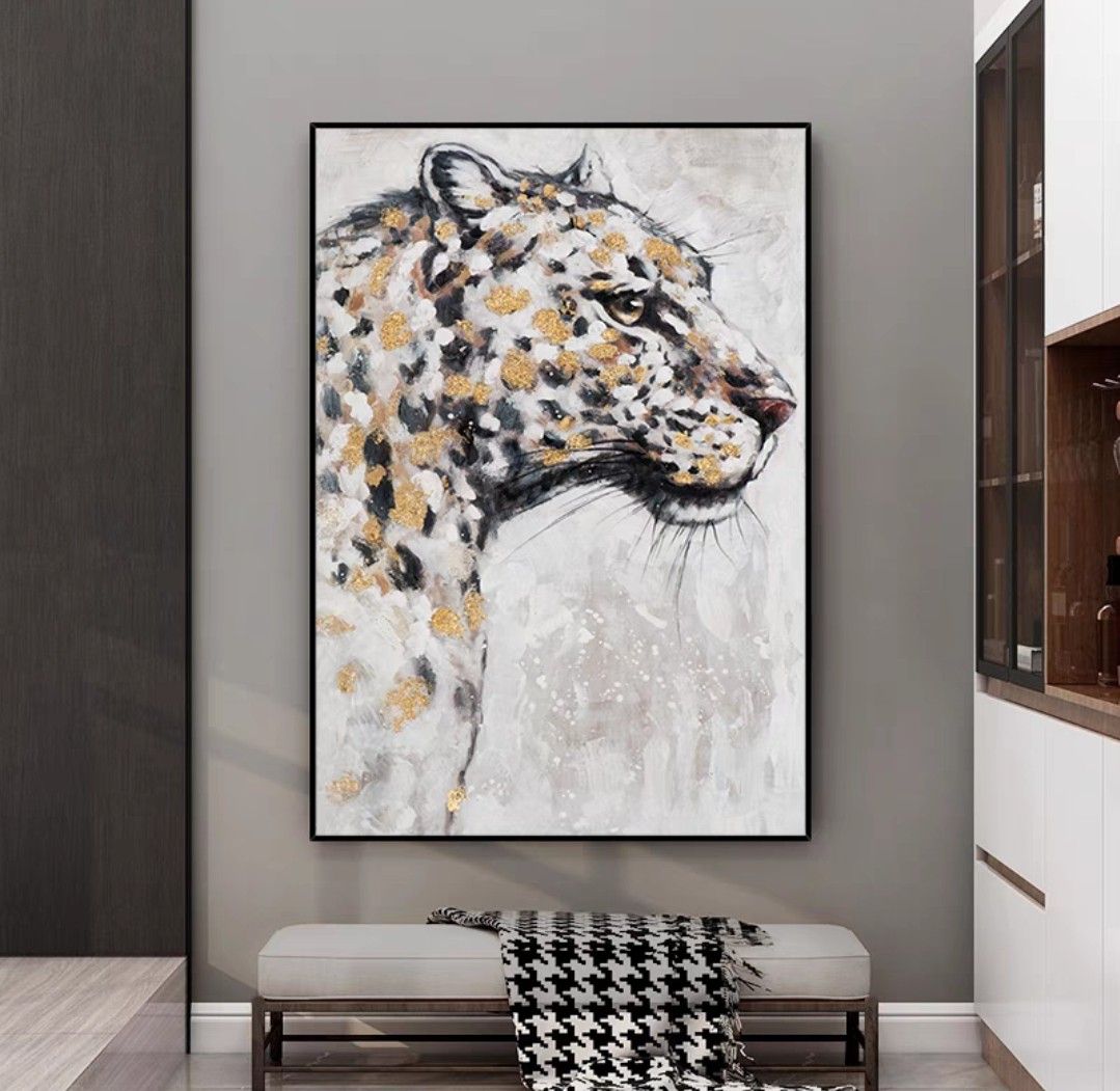 NaMir Leopard Oil Painting