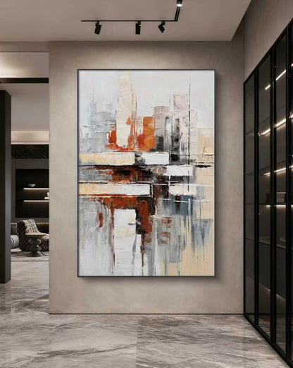 Mosical Abstract Oil Painting