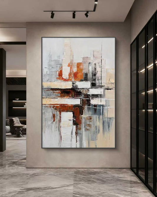 Mosical Abstract Oil Painting
