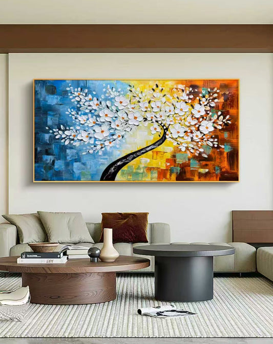 Dazzling Flower Oil Painting