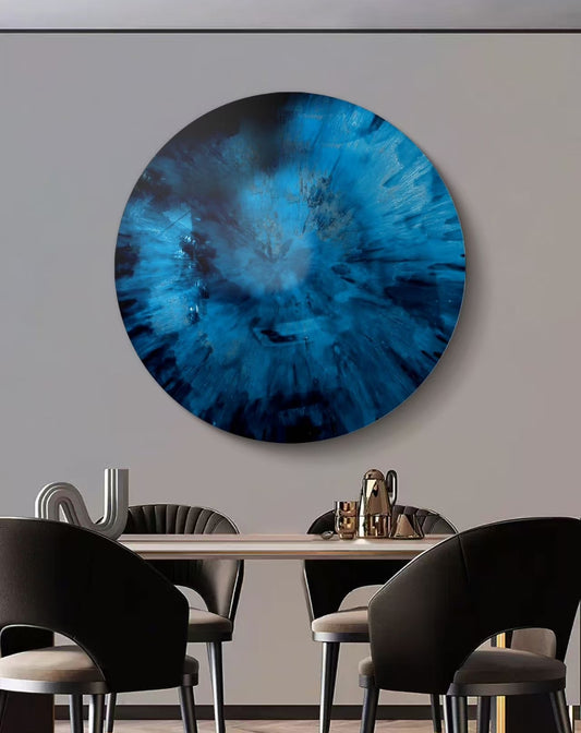 Whisperses Round Oil Painting