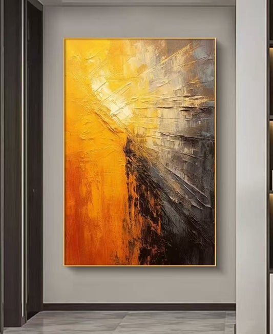 DawnBreak Abstract Oil Painting