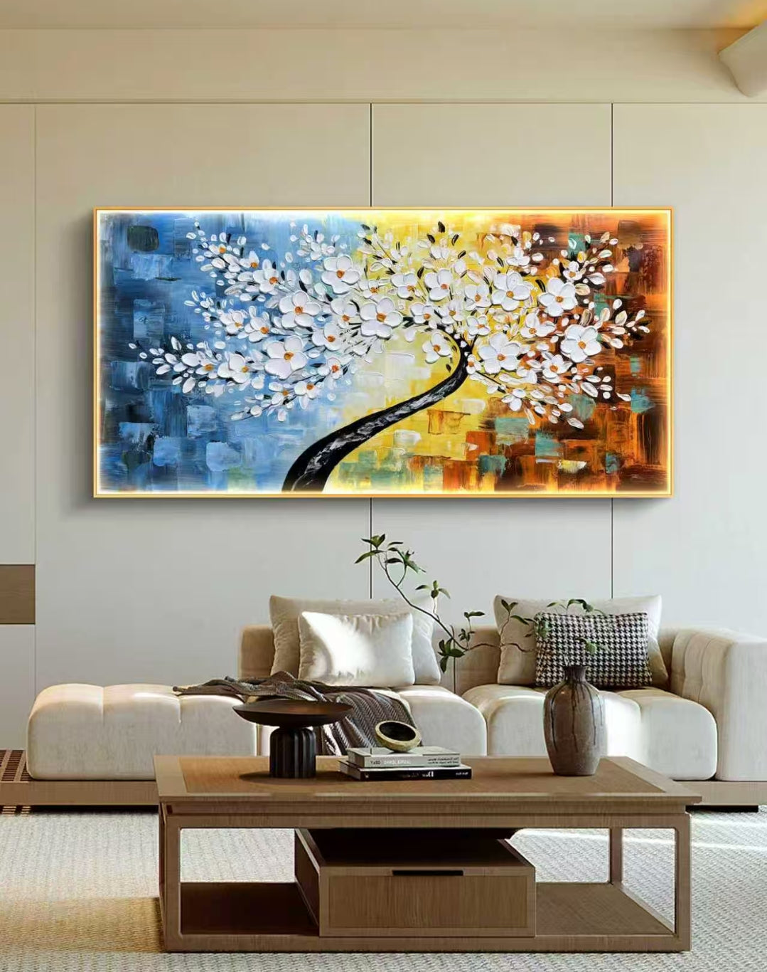 Dazzling Flower Oil Painting