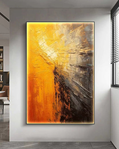 DawnBreak Abstract Oil Painting