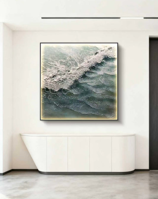 Wavewaa Abstract Oil Painting