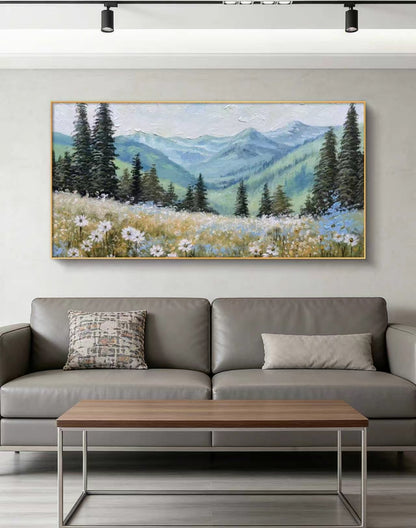 Valley of Wild Blossoms Oil Painting