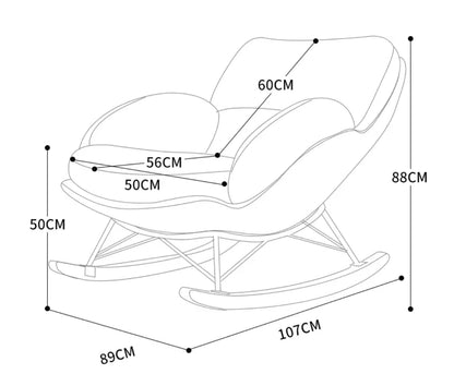 SunnYvibE Rocking Chair