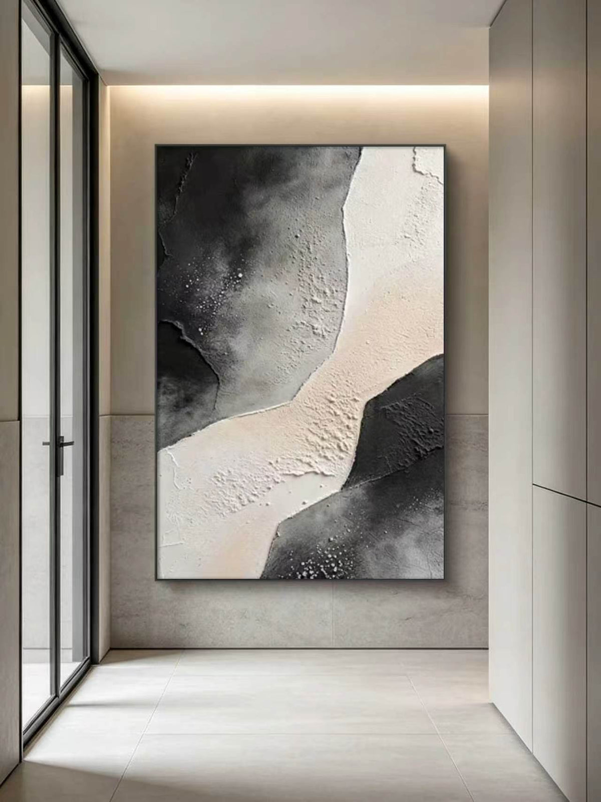 Space Between Thoughts Abstract Oil Painting