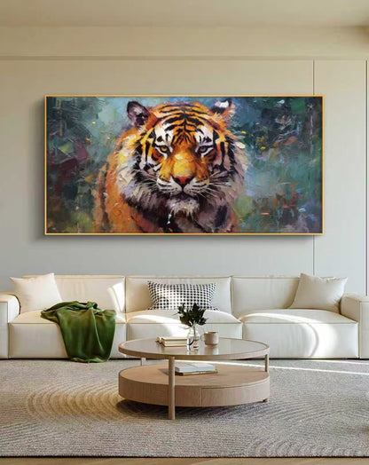 Jungle Tiger Oil Painting