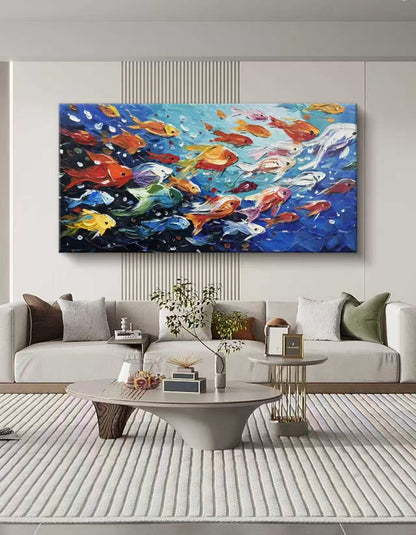 Dance of the Fishes Oil Painting