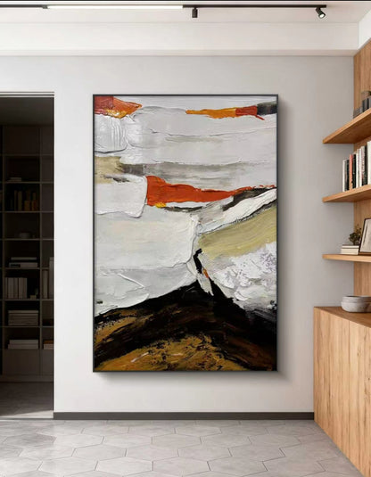 Layered Abstract Oil Painting