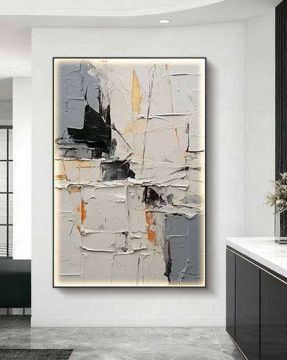 December Abstract Oil Painting