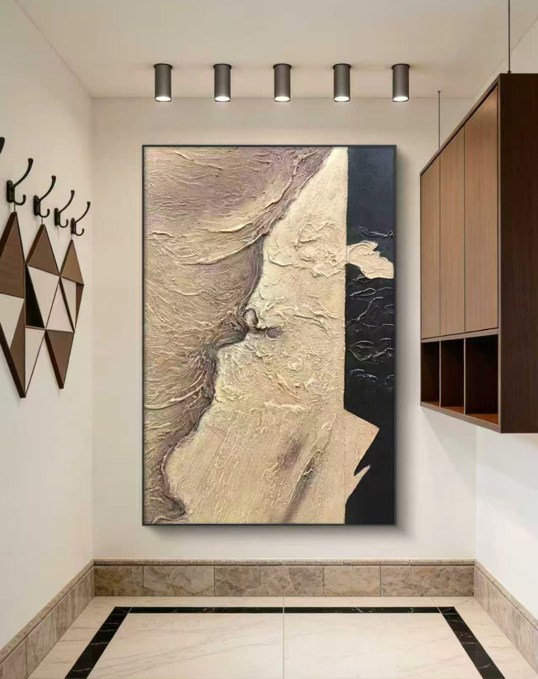 Fiva Abstract Oil Painting