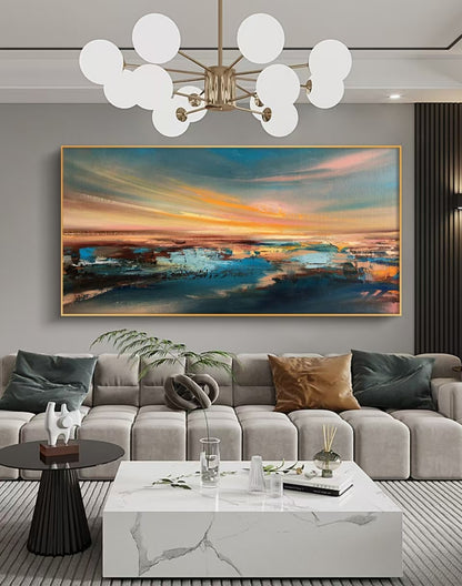Onlookers Art | Oil Painting | Skyrun Abstract Oil Painting