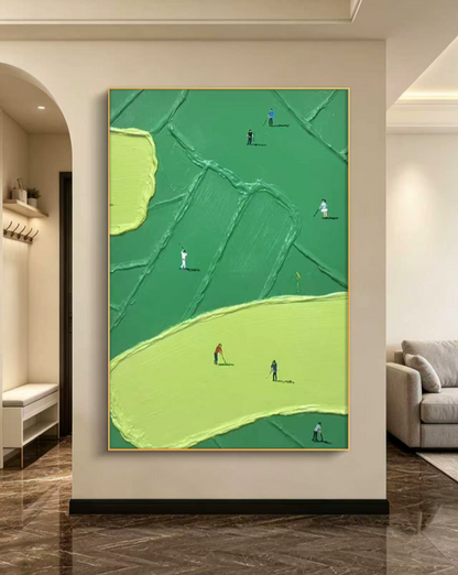 GreenGolf Oil Painting