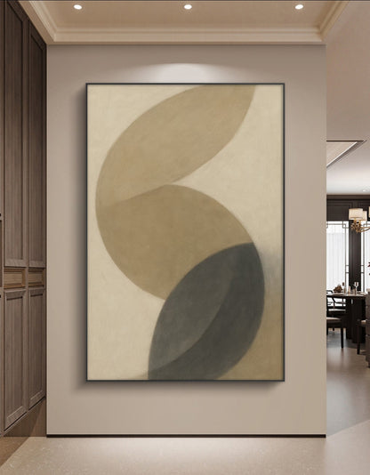 Onlookers Art | Oil Painting | Ovalappy Abstract Oil Painting