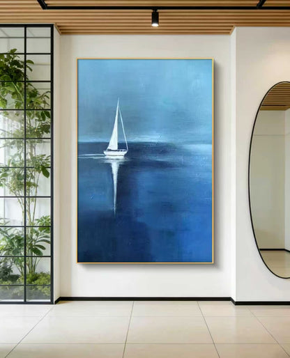 Endless Blue Oil Painting