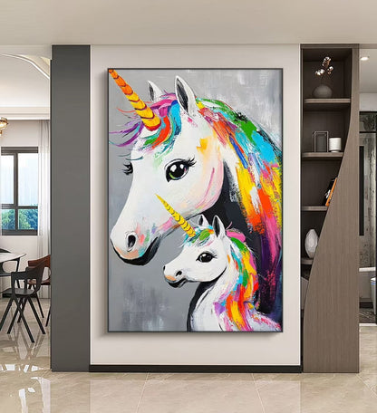 Unicorn Pride Oil Painting