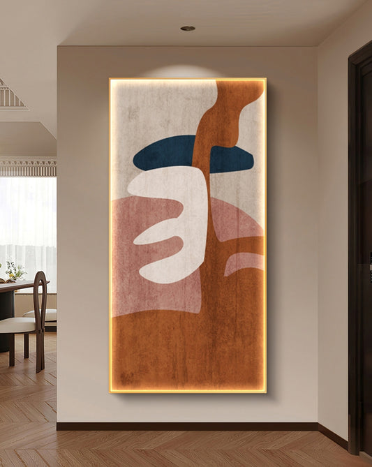 Ember of Hope Abstract Oil Painting