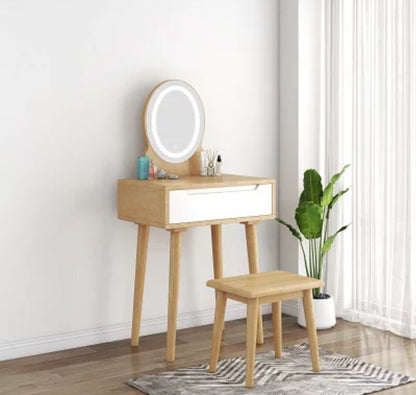 ShazX Solid wood Dressing Table Set