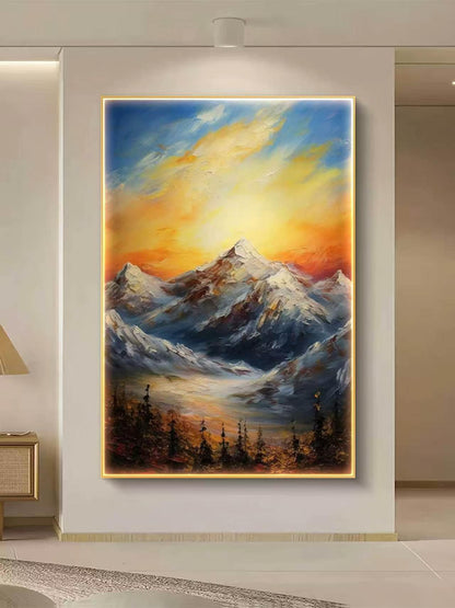 Echoes of the Golden Summit Oil Painting