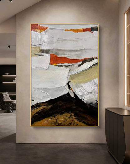 Layered Abstract Oil Painting