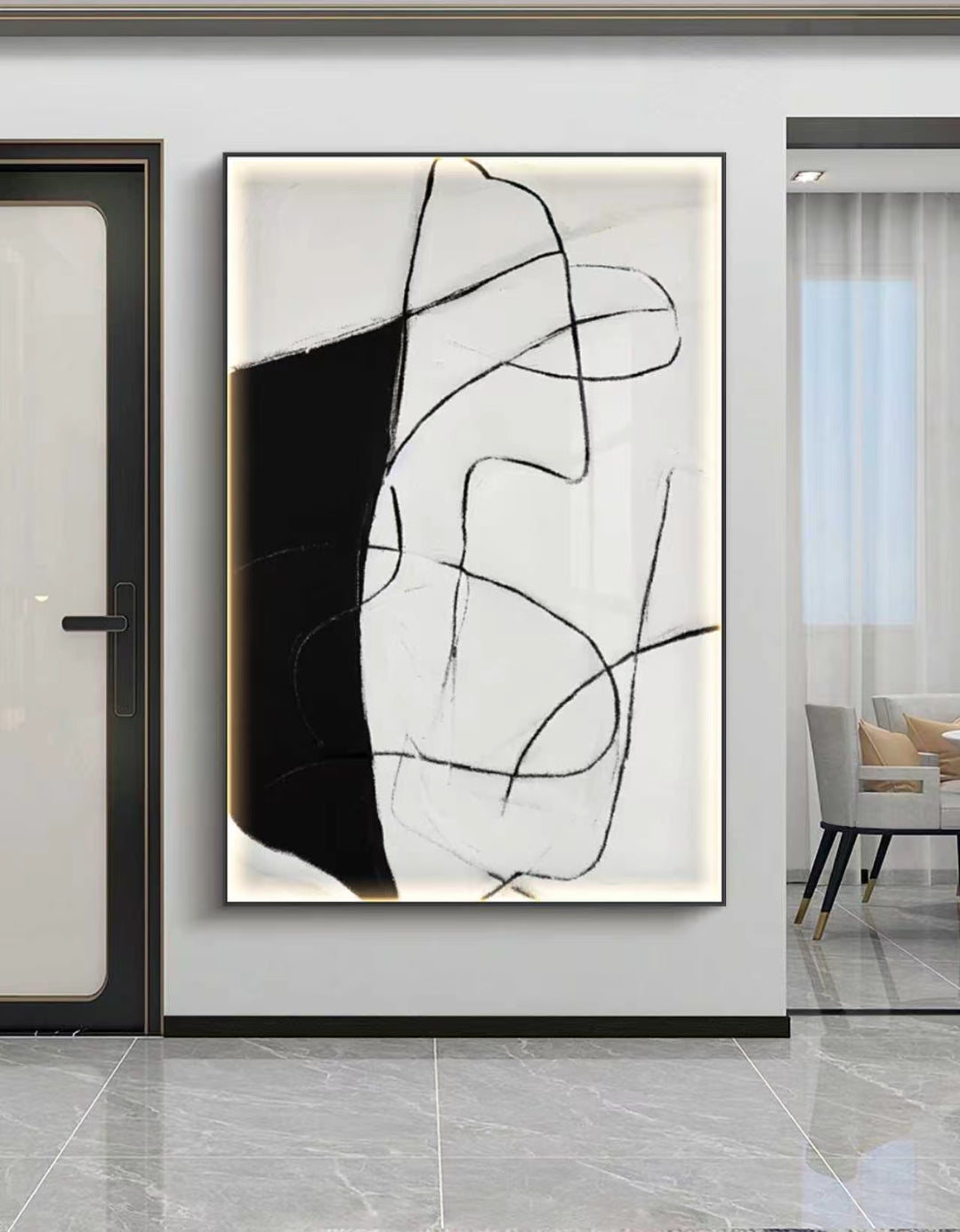 Nata Abstract Oil Painting