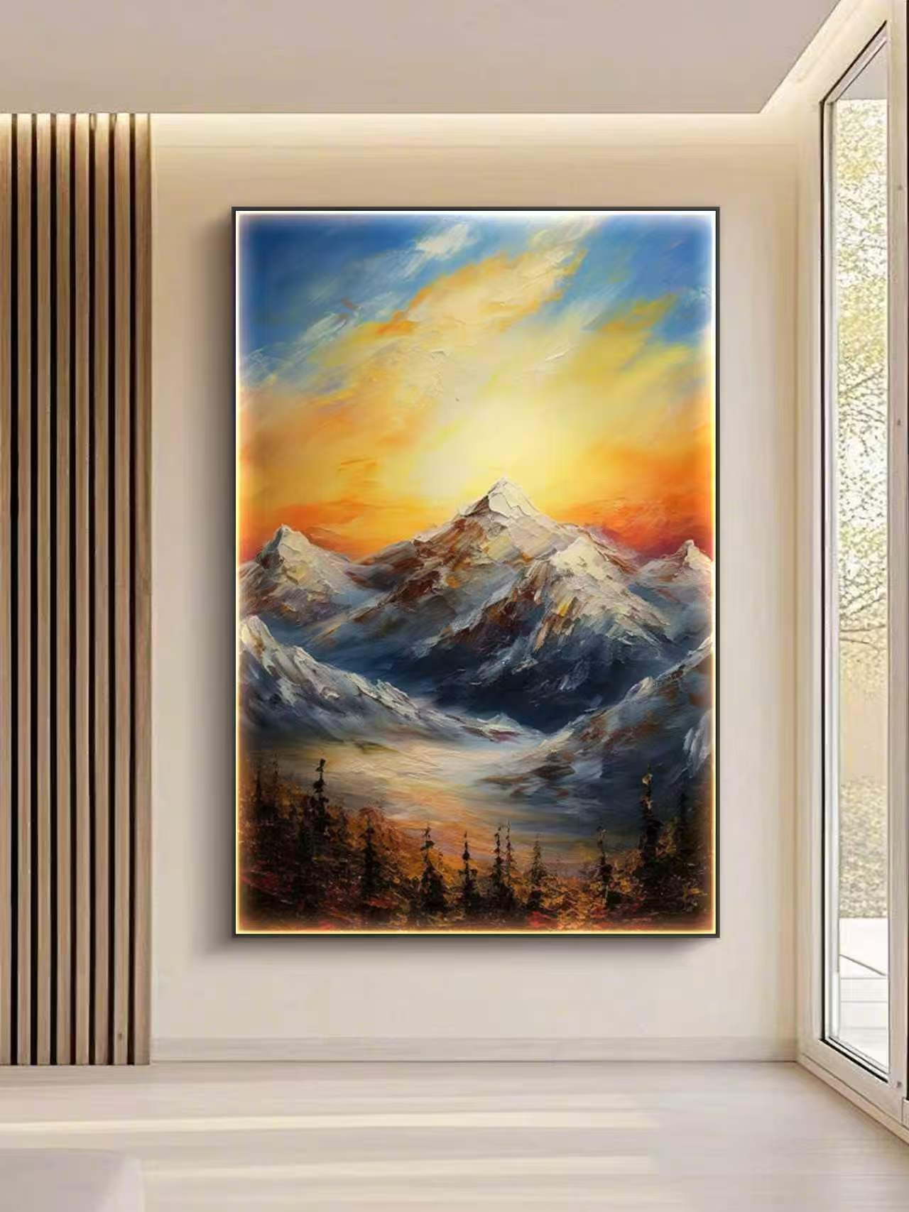 Echoes of the Golden Summit Oil Painting
