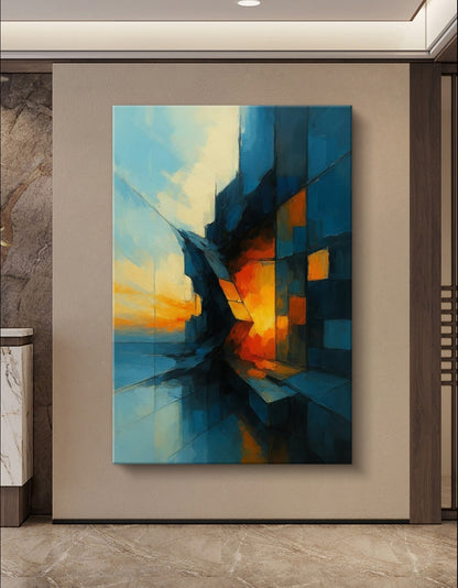 Onlookers Art | Oil Painting | Gravity's Dream Abstract Oil Painting