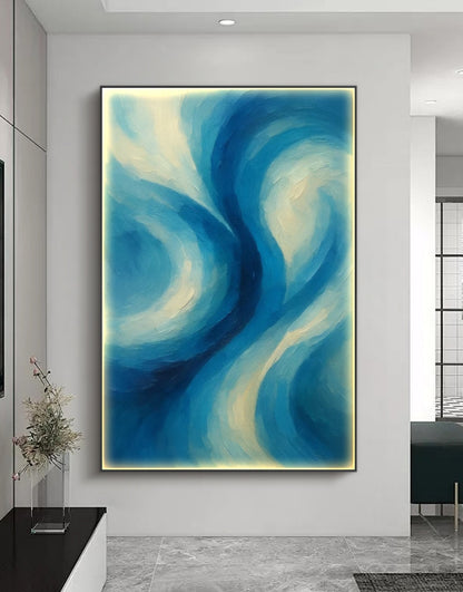 Onlookers Art | Oil Painting | Skybound Dreams Abstract Oil Painting