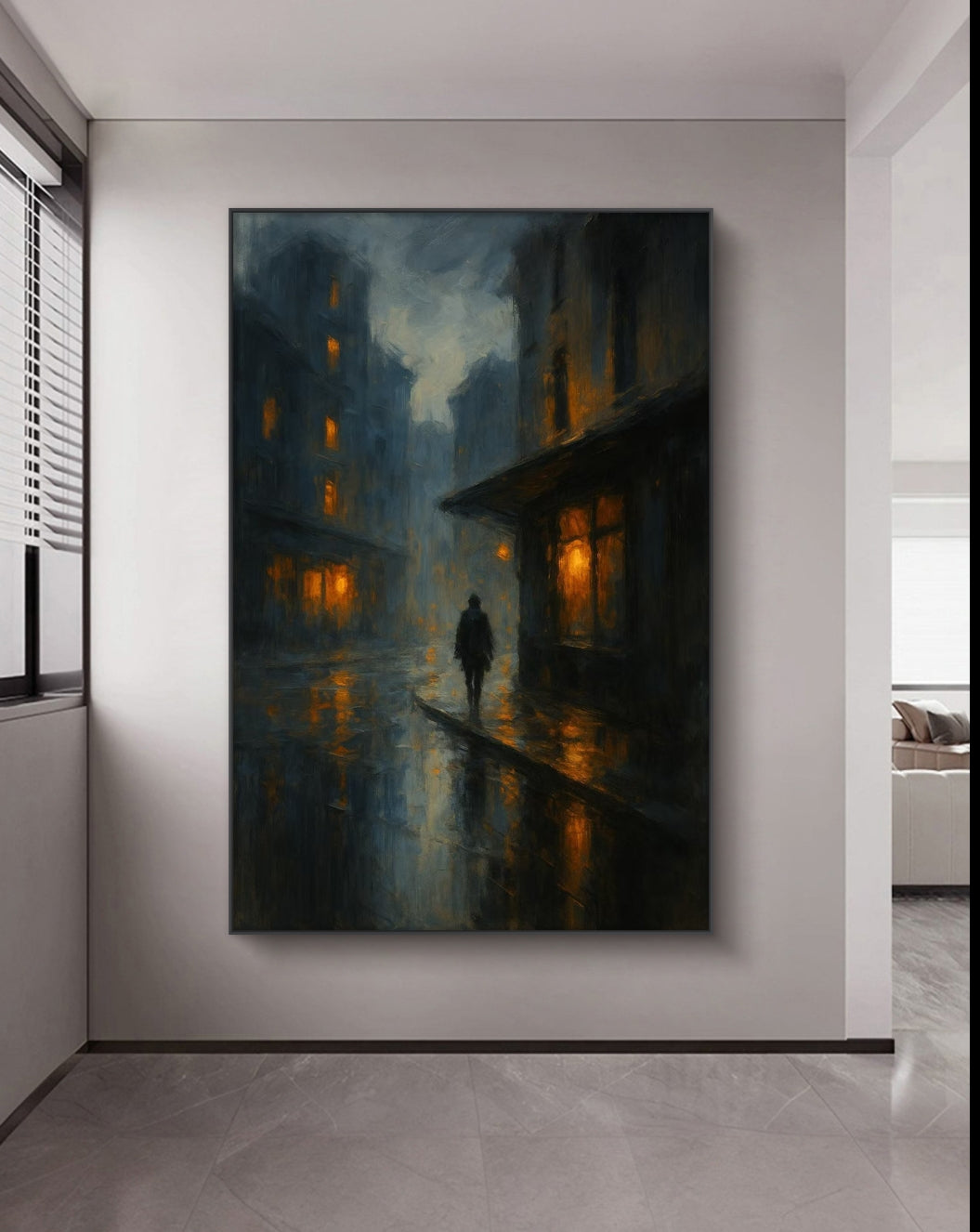 DawnWalk Contemporary Art Oil Painting