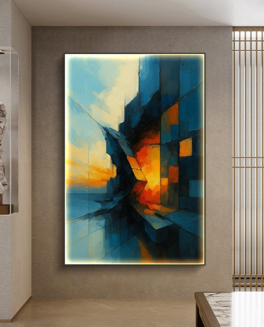 Gravity's Dream Abstract Oil Painting