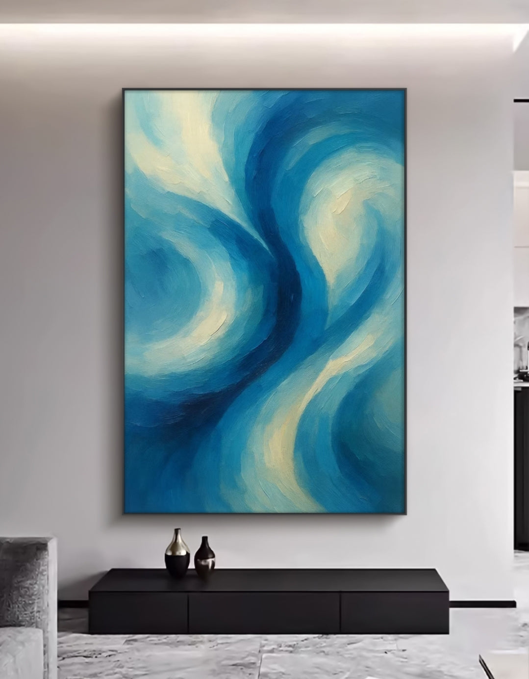 Onlookers Art | Oil Painting | Skybound Dreams Abstract Oil Painting
